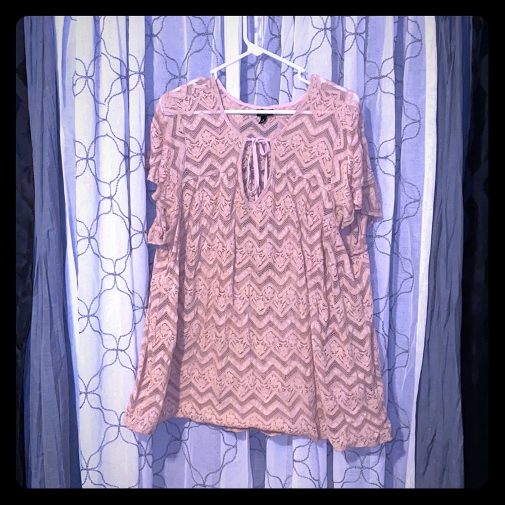 Torrid sheer babydoll top